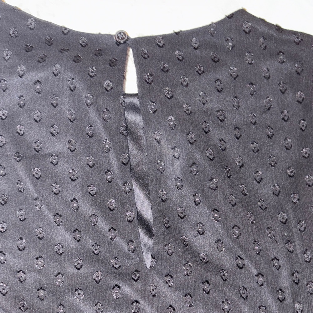 Express Black Ruffled Mini Dress - Picture 3 of 4
